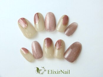 エリクサーネイル 五反田(Elixir Nail)/定額a シンプル/クーポン使用