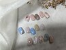 HAND＊春ネイル(ケア込)8,300円→6,900円◆お得クーポン～お花アート多数♪