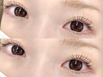 ブロンズアイ(BRONZE EYE)の写真/博多駅すぐ★根元から立ち上がる《ラッシュリフト》束感仕上げで目力up◎上下パーマなら中顔面短縮効果も♪