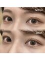 フラット(flat) まつ毛パーマbefore→after