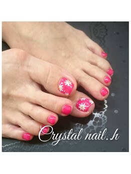 クリスタルネイル ゆめタウン博多店(CRYSTAL NAIL)/ピンクネイル