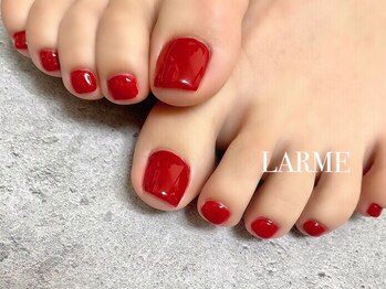 ラルム ネイル サロン(LARME NAIL SALON)/フットシンプル／ワンカラー