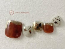 ネイルメゾン 梅田(NAIL MAISON)/ニュアンスメタリックフット