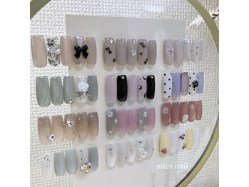エールスネイル(ailes nail)/定額Girlyワンホンネイル