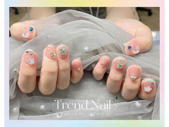 トレンドネイルスタジオ(Trend Nail Studio)/可愛いショートネイル+付け放題