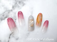 リオッサ オブ ラグーン(RIOSSA of Lagoon)/くすみｘシェル秋ネイル