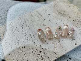 マグネットフレンチ×お花畑