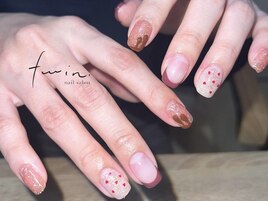 バレンタインネイル＊