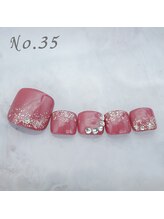 はあとねいる 渋谷三丁目店/フットネイル：No.35