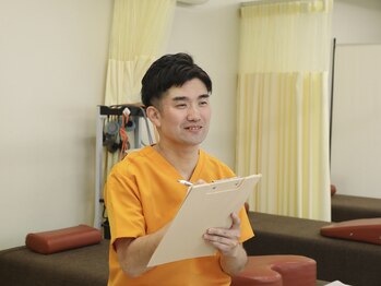 なるしま接骨院/カウンセリング風景