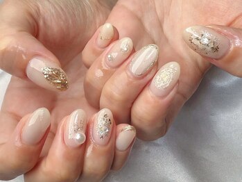 プティ アイビューティ 北浜店(peTiT eyebeauty)/シンプル　ニュアンス