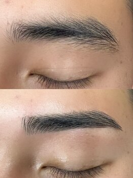 ビーケー 筑西店(BK)の写真/【清潔感×こなれ感UP】第一印象を決める大事な”眉毛”のお悩みお任せを☆目元のお手入れは垢抜けの近道!!