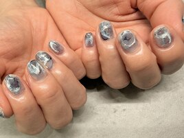 ブルー系 インクネイル