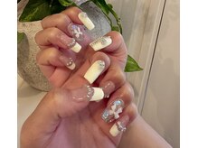 ミッシュネイル(mish nail)/ロングネイル！時短×長さ出し