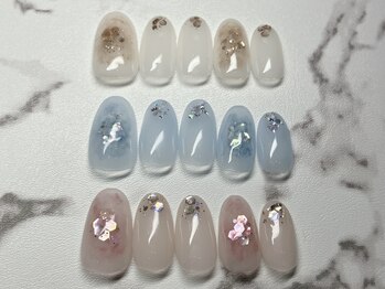 キューセブンネイルラウンジ 与野店(Q7 Nail Lounge)/ニュアンスネイル