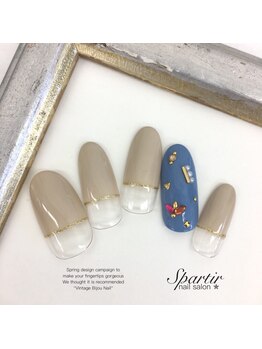 エスパルティール(Spartir)/◆ヴィンテージビジューネイル◆