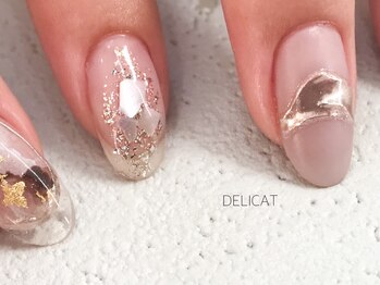 デリカ 溝の口店(DELICAT)/ミラーニュアンスネイル