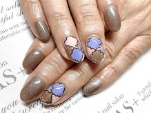 ラヴィアスプラス(LAVIAS+)/【ジェル】ワンカラ＋アート４本