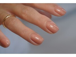 one color gel nail