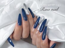 リノ ネイル(Rino nail)/ネイビーネイル　80311