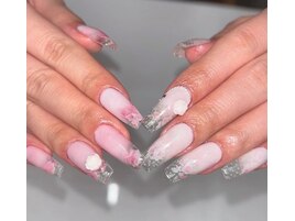 スカルプフラワーネイル