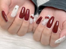 リッシュ ドゥ(RICHE deux)/ドット×レースネイル