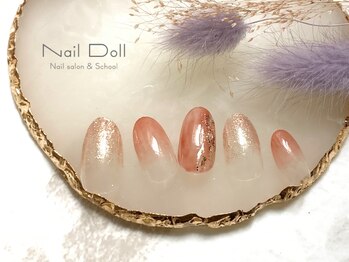 ネイルドール(Nail Doll)/ピンクラメ×シェル