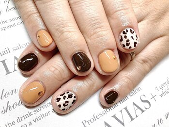 【ジェル】ワンカラ+アート2本