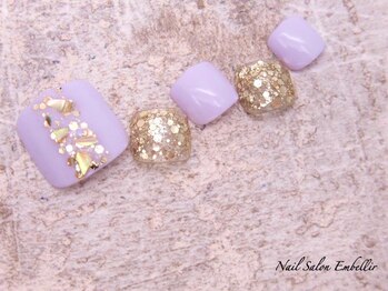 アンベリール 横浜店(Embellir)/(1475)キラキラFootネイル