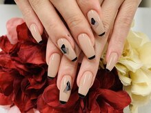 ダブルネイル(Double Nail)/【ほり】人気の黒ライン