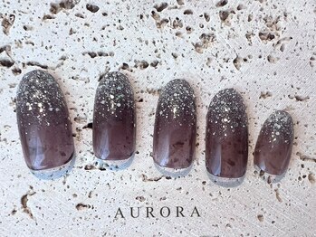 アウロラ 代々木上原(AURORA)/ラメグラデーション　冬　シック