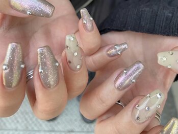 アイ ネイルズ 天神店(I nails)/フラッシュミラー　¥8300