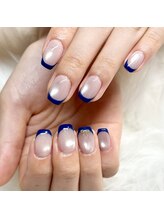 マイオティック ネイル(miotic nail)/マグネットブルーフレンチ