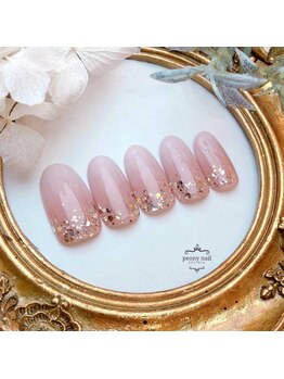 ピオニーネイル(peony nail)/華やかベイビーブーマー