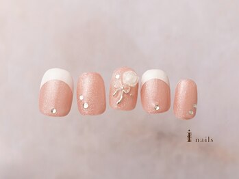 アイネイルズ 横浜EAST店(I-nails)/フレンチリボンネイル