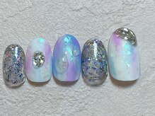 ネイルビート(NAIL BEAT)/ニュアンスネイル　ミラーネイル