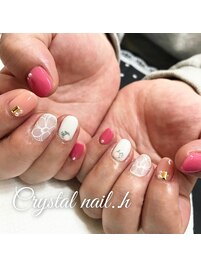フラワーアートネイル