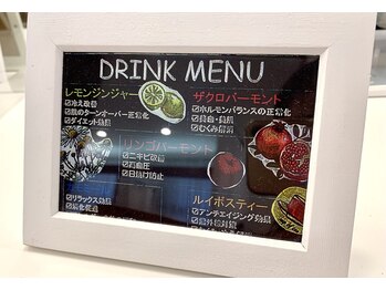 ザ フェース 天王寺店(THE FAITH)/お手入れ後のドリンク♪