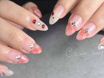 チェックネイル