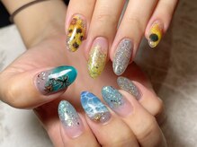 レディグリッター(Lady glitter)/ヒマワリ&海