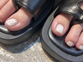 白マグネットフットネイル