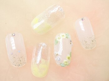 定額B ¥6500 小花柄