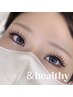  今話題！【＆healthy】フラットラッシュ120本＋パーマ  新規:13800！