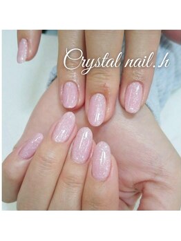 クリスタルネイル ゆめタウン博多店(CRYSTAL NAIL)/ピンクネイル