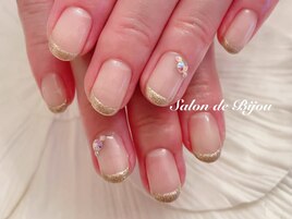 ラメフレンチnail