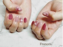 フランセス(Frances)/チーク＆桜ネイル