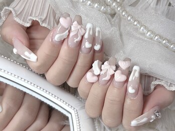 リンドネイル バイ モカ アンド ララ(Lind nail by moca and LaLa)/【mio】3Dネイル