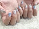 7月定額デザイン　Blue nuance