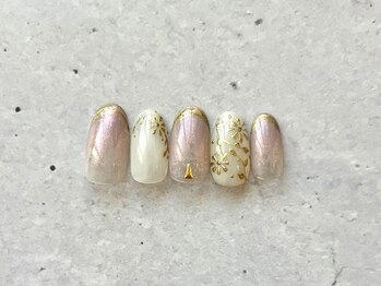 ニュアンスミラー小花