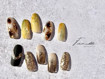 ファミーユ 新宿西口店(Famille)の写真/【初回オフ無料&カラー変更OK】入学式やトレンド春ネイルも豊富★定額Aコース¥4980/定額Bコース¥5980